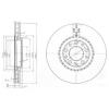 DELPHI BG3951 Brake Disc