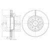 DELPHI BG3953 Brake Disc