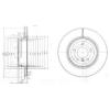 DELPHI BG3961 Brake Disc