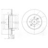 DELPHI BG3992 Brake Disc
