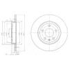 DELPHI BG3996 Brake Disc