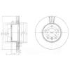 DELPHI BG3998 Brake Disc
