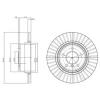 DELPHI BG3999 Brake Disc