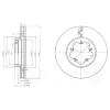 DELPHI BG4007 Brake Disc