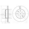 DELPHI BG4009 Brake Disc