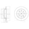 DELPHI BG4017 Brake Disc