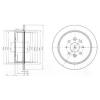 DELPHI BG4018 Brake Disc
