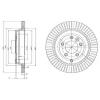 DELPHI BG4020 Brake Disc