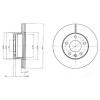 DELPHI BG4022 Brake Disc