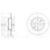 DELPHI BG4045 Brake Disc