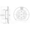 DELPHI BG4052 Brake Disc