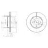 DELPHI BG4053 Brake Disc