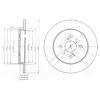 DELPHI BG4055 Brake Disc