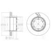 DELPHI BG9015 Brake Disc