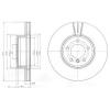 DELPHI BG9871 Brake Disc