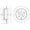 DELPHI BG4064 Brake Disc