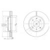 DELPHI BG4068 Brake Disc
