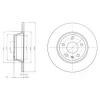 DELPHI BG4089 Brake Disc