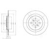 DELPHI BG4076 Brake Disc