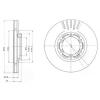 DELPHI BG4106 Brake Disc