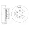 DELPHI BG4112 Brake Disc