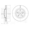 DELPHI BG4114 Brake Disc