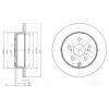DELPHI BG4115 Brake Disc