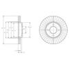 DELPHI BG4117 Brake Disc