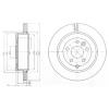 DELPHI BG4125 Brake Disc