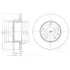 DELPHI BG3751 Brake Disc