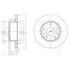 DELPHI BG3752 Brake Disc