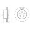 DELPHI BG4103 Brake Disc