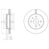 DELPHI BG4128 Brake Disc