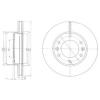DELPHI BG4137 Brake Disc
