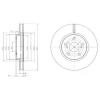 DELPHI BG4139 Brake Disc