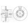 DELPHI BG4140 Brake Disc