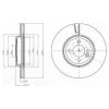 DELPHI BG4184 Brake Disc