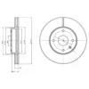 DELPHI BG4193 Brake Disc