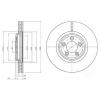 DELPHI BG4203 Brake Disc