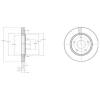 DELPHI BG4212 Brake Disc