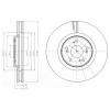 DELPHI BG4225 Brake Disc