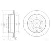 DELPHI BG4198 Brake Disc