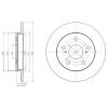 DELPHI BG4233 Brake Disc