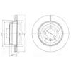 DELPHI BG4243 Brake Disc
