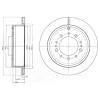 DELPHI BG4275 Brake Disc