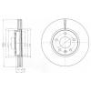 DELPHI BG4278 Brake Disc