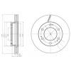 DELPHI BG4286 Brake Disc