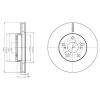 DELPHI BG4290 Brake Disc