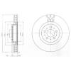 DELPHI BG4305 Brake Disc