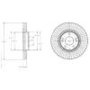 DELPHI BG4309 Brake Disc
